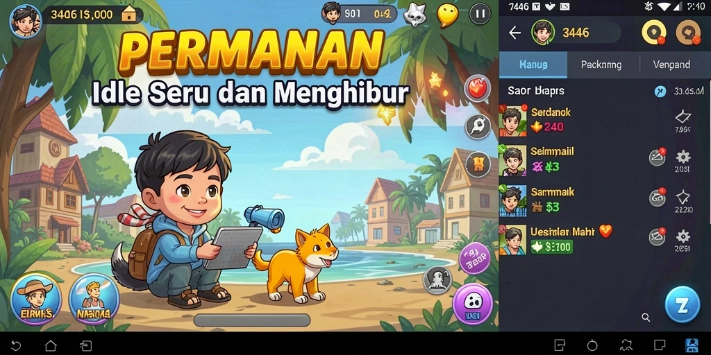 Tampilan gameplay 3446 yang menarik dan interaktif.