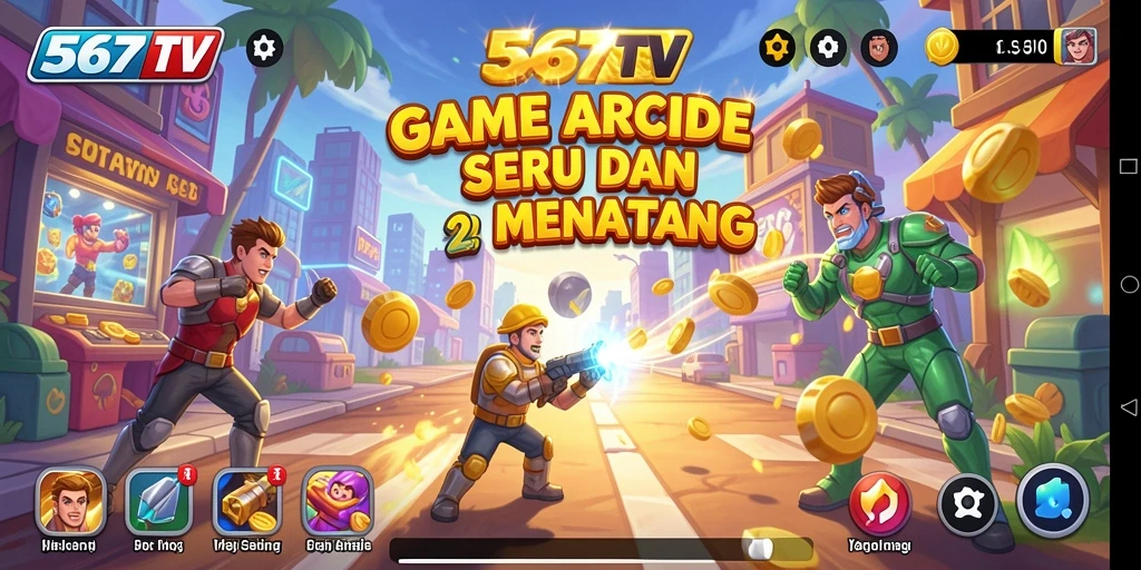 Gameplay seru 567TV dengan tantangan menarik.