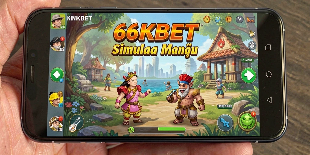 Screenshot utama 66KBET menampilkan aksi dalam permainan Simulation yang seru.
