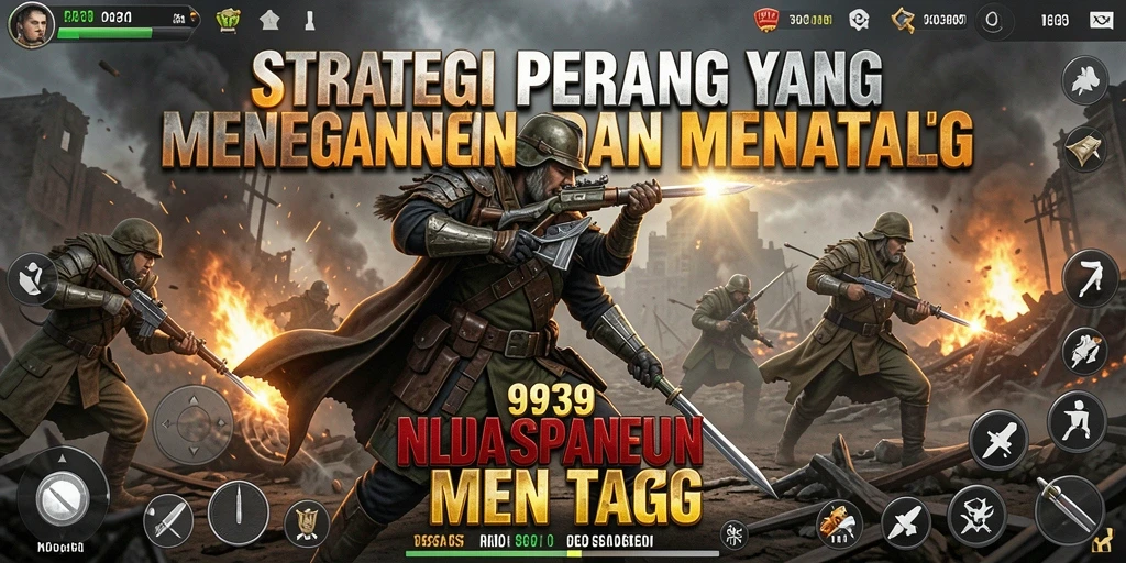 Screenshot gameplay 9939 menunjukkan pertarungan strategis yang intens dan mendebarkan.