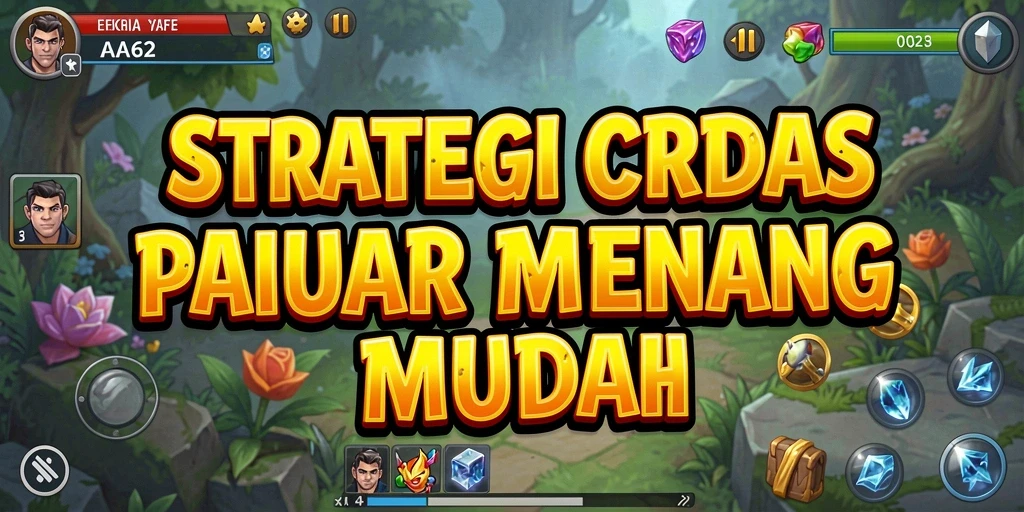 Tampilan menarik dari gameplay strategis AA62 yang menantang.