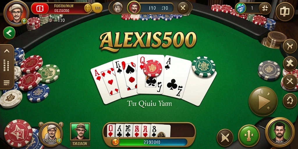 Tampilan menarik dari gameplay QiuQiu ALEXIS500.