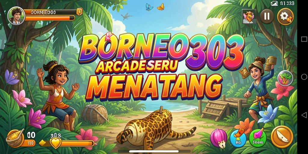 Tampilan menarik gameplay seru di BORNEO303.