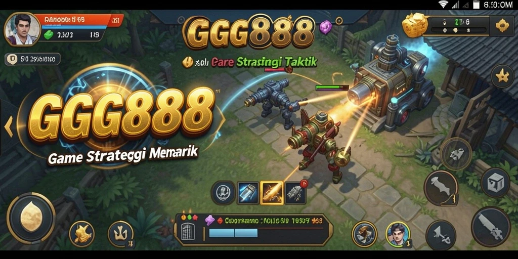 Tampilan gameplay GGG888 yang memukau dan strategis.