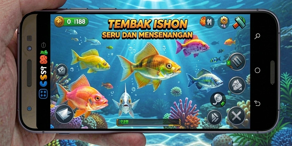 Screenshot gameplay JOSS188 yang menampilkan aksi Tembak Ikan seru.