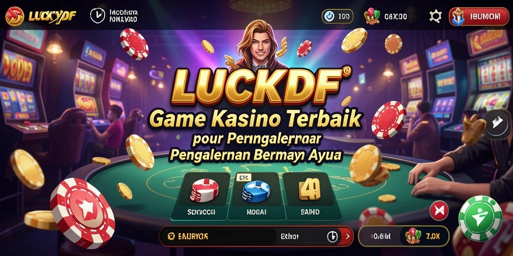 Tampilan gameplay LUCKYDF yang memukau dan mendebarkan.