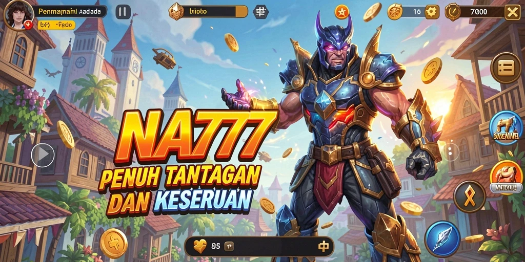Tampilan gameplay yang seru di NA777 dengan aksi cepat dan grafik menarik.