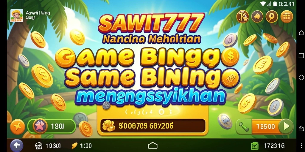 Gameplay seru di SAWIT777 yang menampilkan keseruan Bingo.